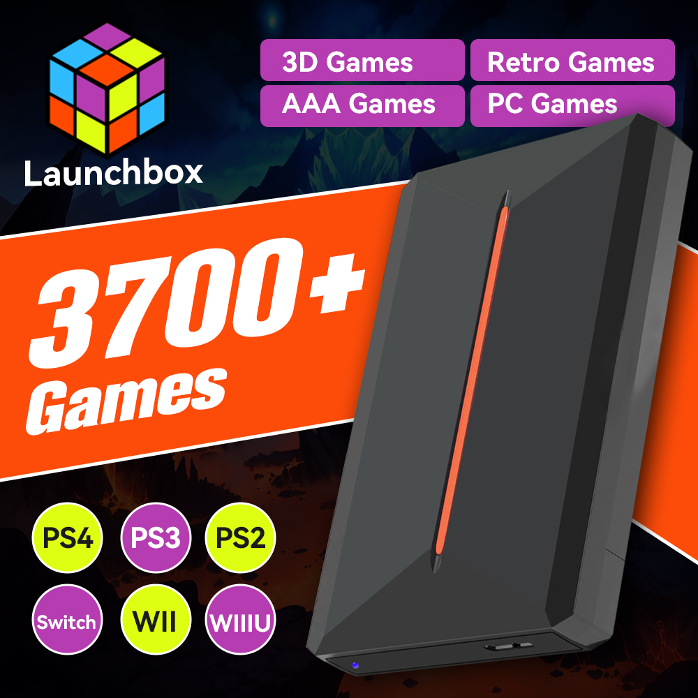 Gaming Console Gs5 - Launchbox 500GB HDD& Game Consoles For