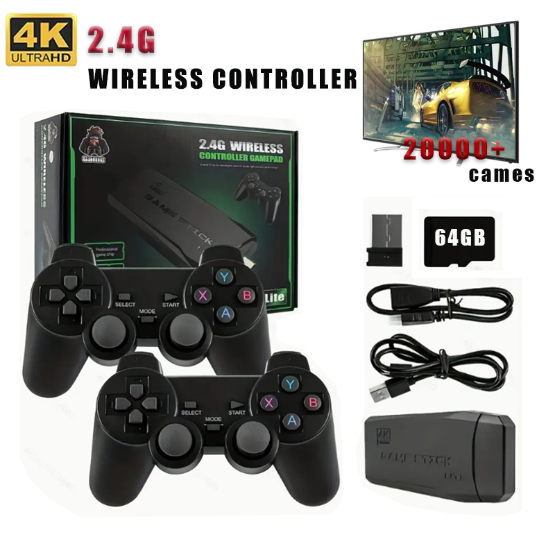 Gaming Console Gs5 - Wireless Video Game Stick 2.4G Dual