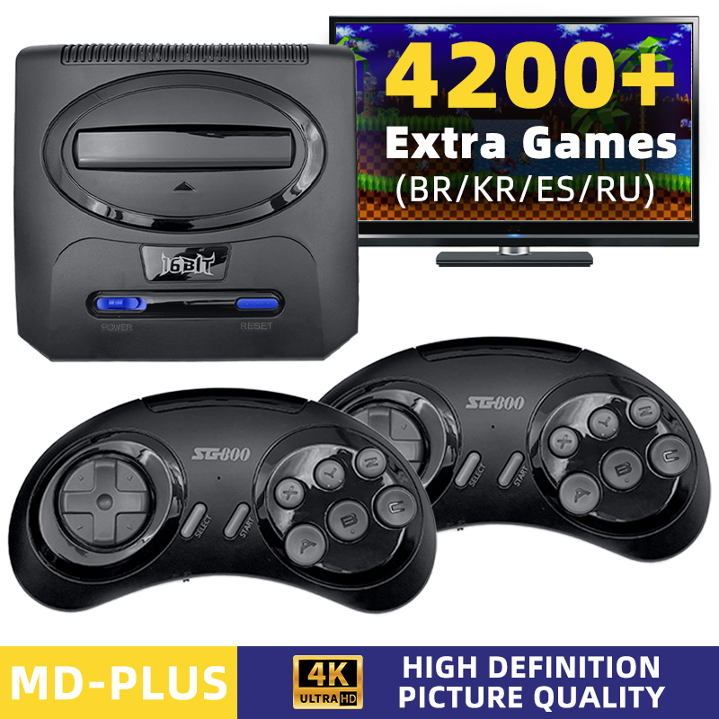 Gaming Console Gs5 - 16BIT Segas-MD Video Game Console For