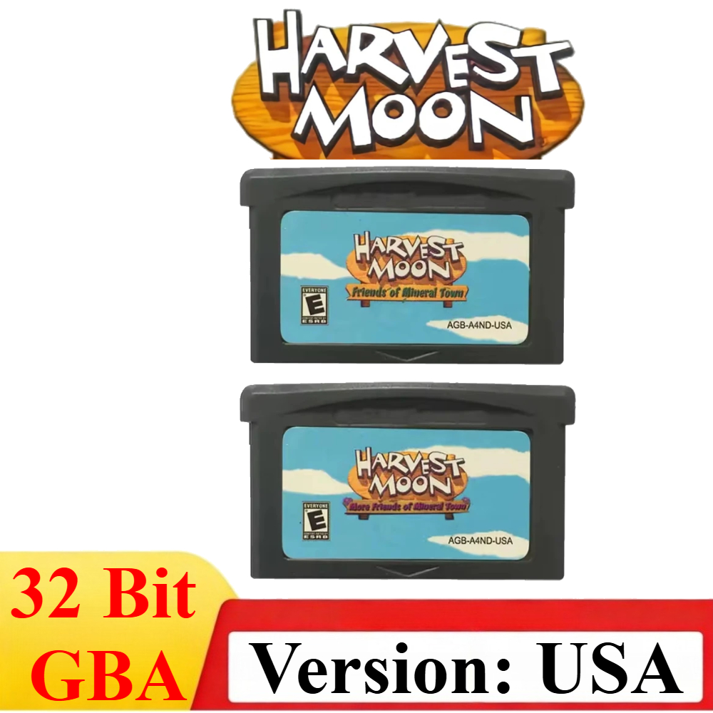 Gaming Console Video - GBA/SP/DS USA Harvest Moon GBA Game