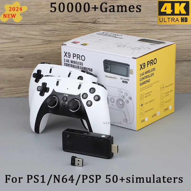 Gaming Console Gs5 - New X9 Pro Retro 4K 3D