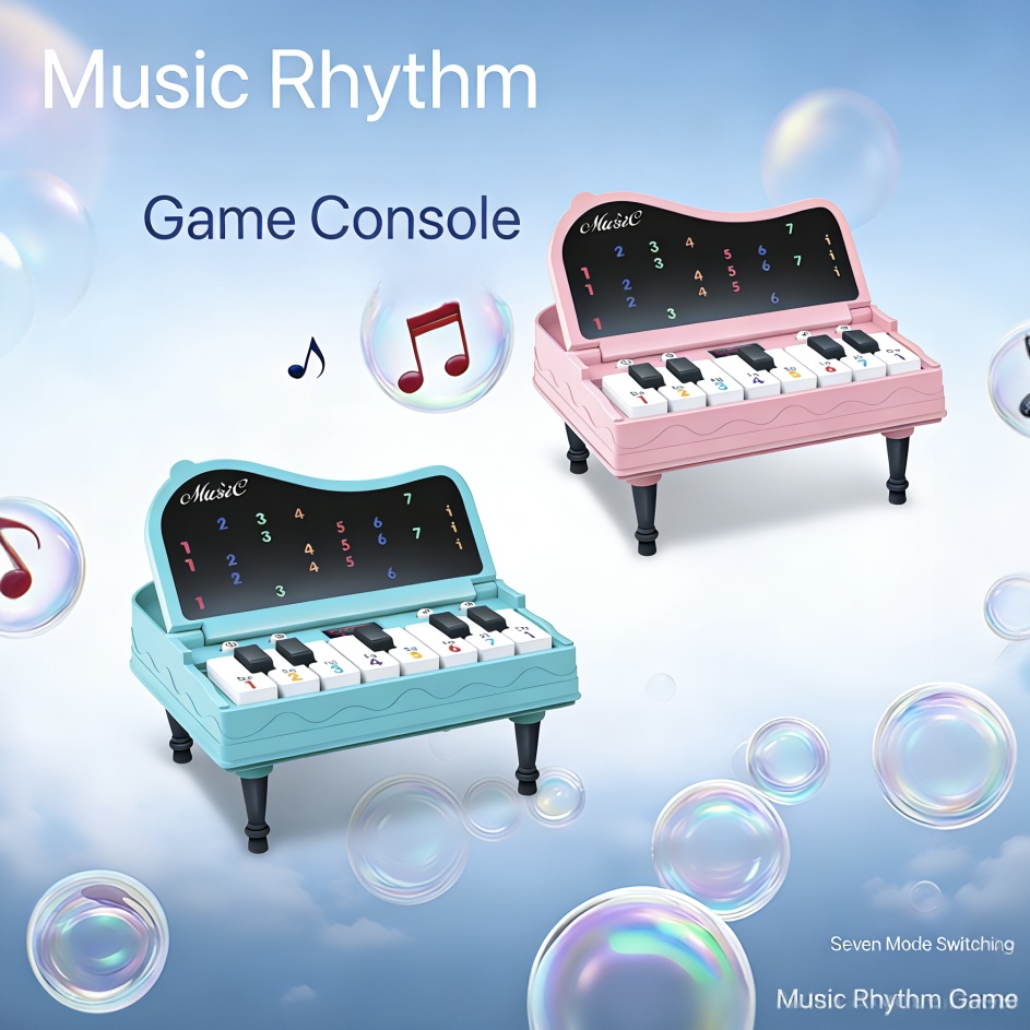 Gaming Console With Keyboard - A Handheld Mini Desktop Piano with