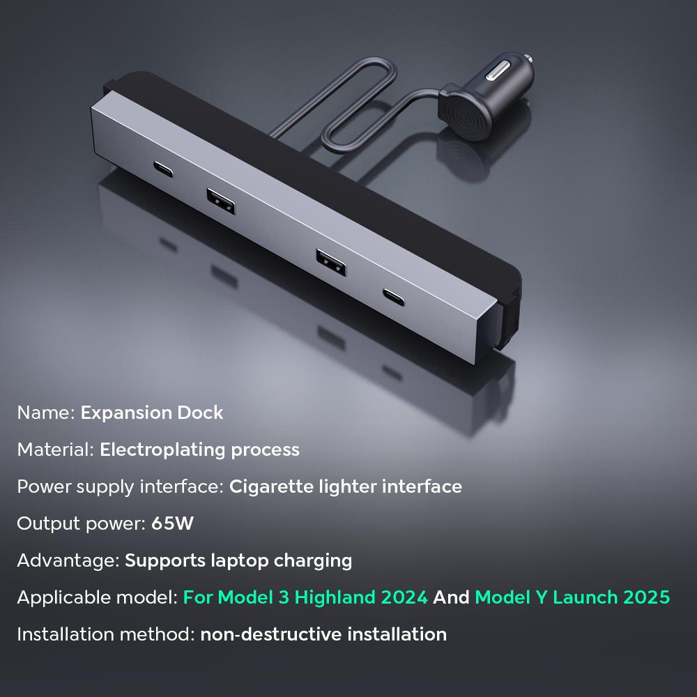 Controller Charging Dock - For Tesla Model 3 Highland 2024
