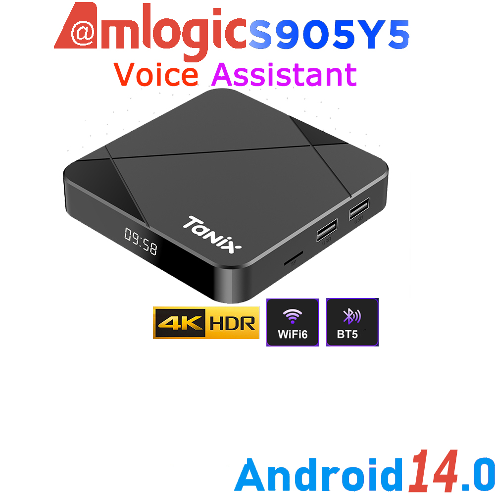 Gaming Console For Android Tv - Amlogic S905Y5 Android14.0 4K Video Wifi6