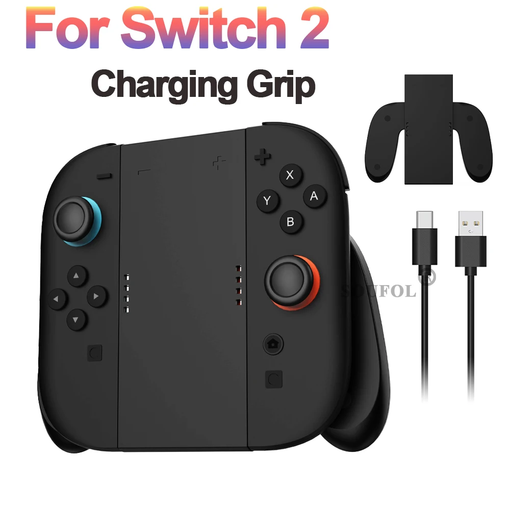 Controller Charging Dock - 2025 New Charging Grip for NS