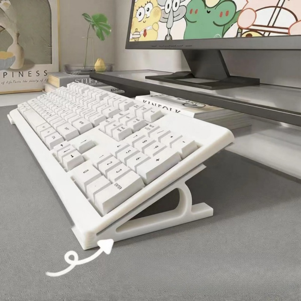 Gaming Console With Keyboard - 2pc Ergonomic Keyboard Riser For Office