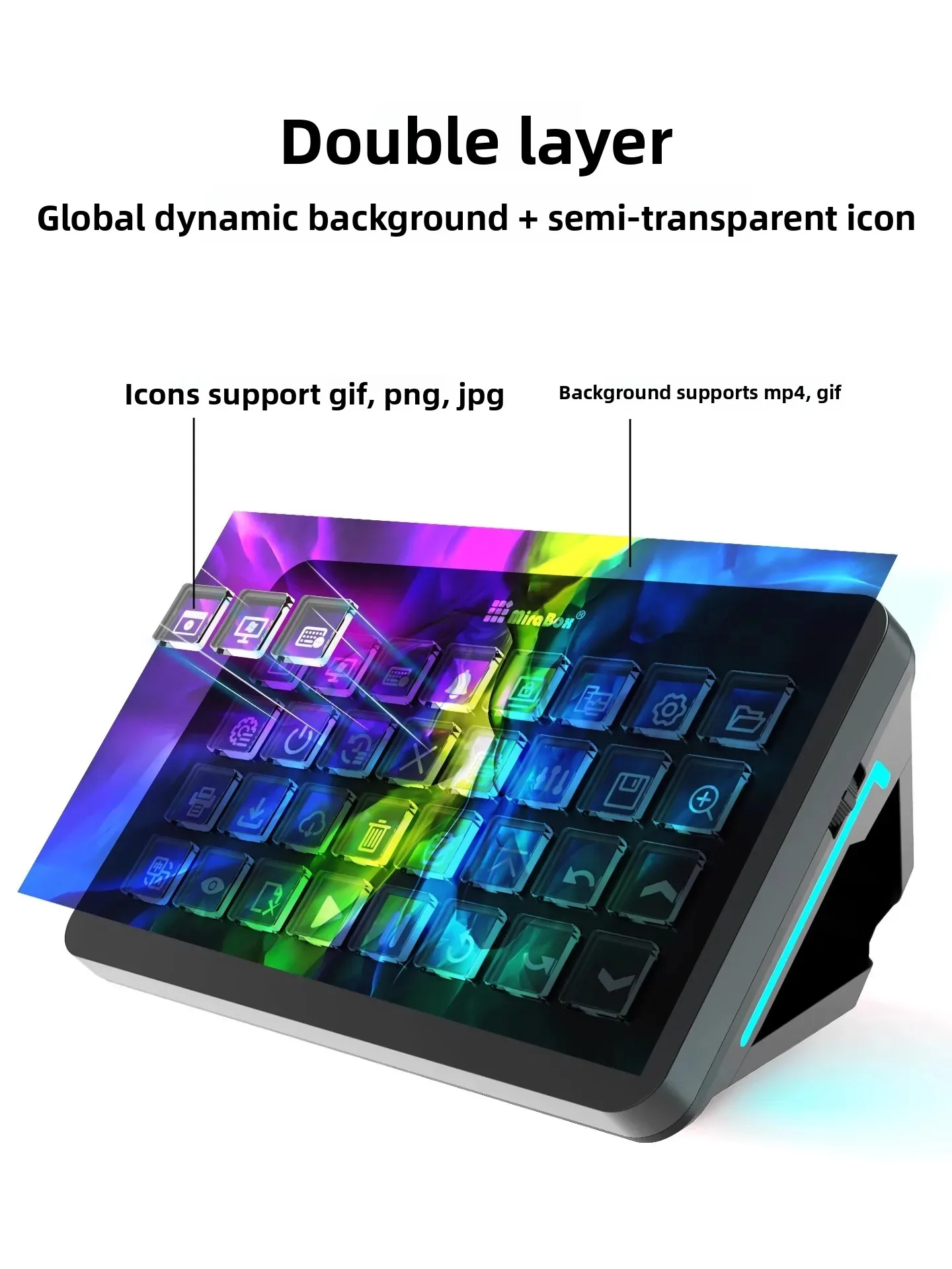 Mirabox XL Stream Deck Macro K - Gaming Console With Keyboard recension och pris