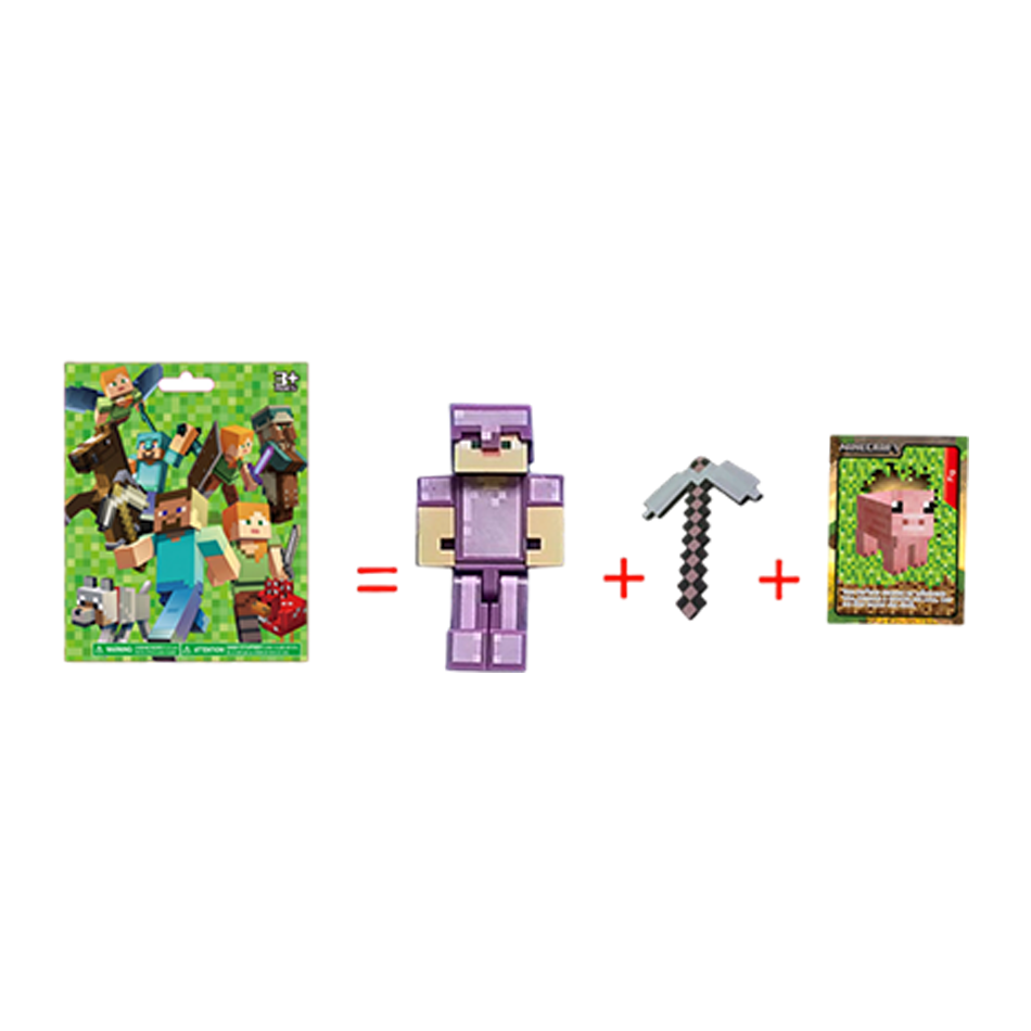 Anime 1-24Pcs Minecrafts Blind - Gaming Console Minecraft recension och pris