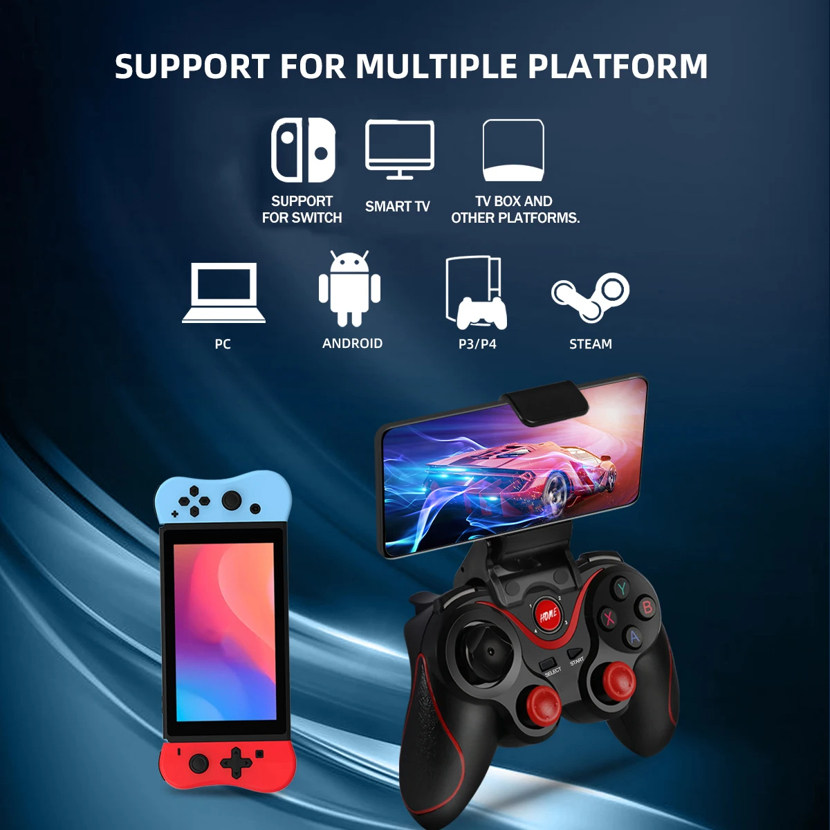 GAMINJA Wireless Bluetooth Gam - Gaming Console For Smart Tv recension och pris