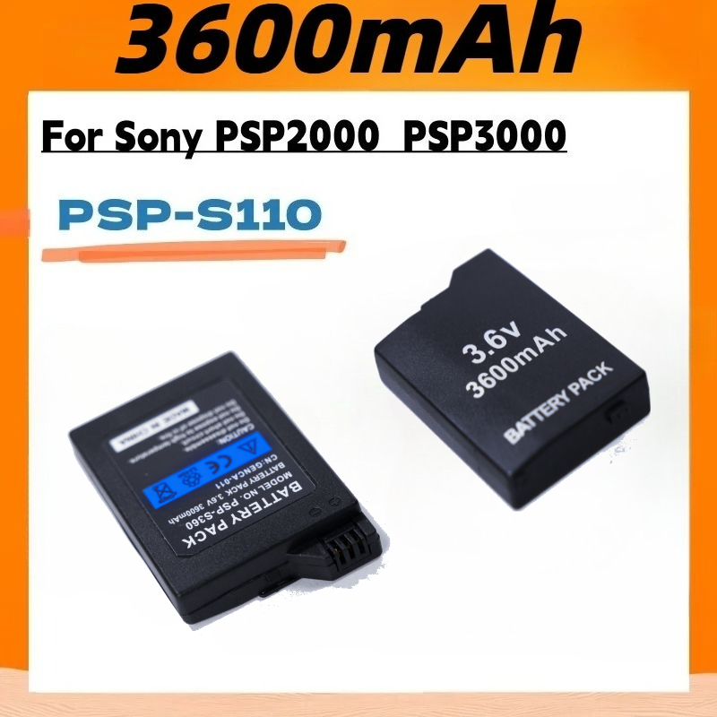 3.6V 3600mAh Built-in Battery  - Gaming Console Psp recension och pris