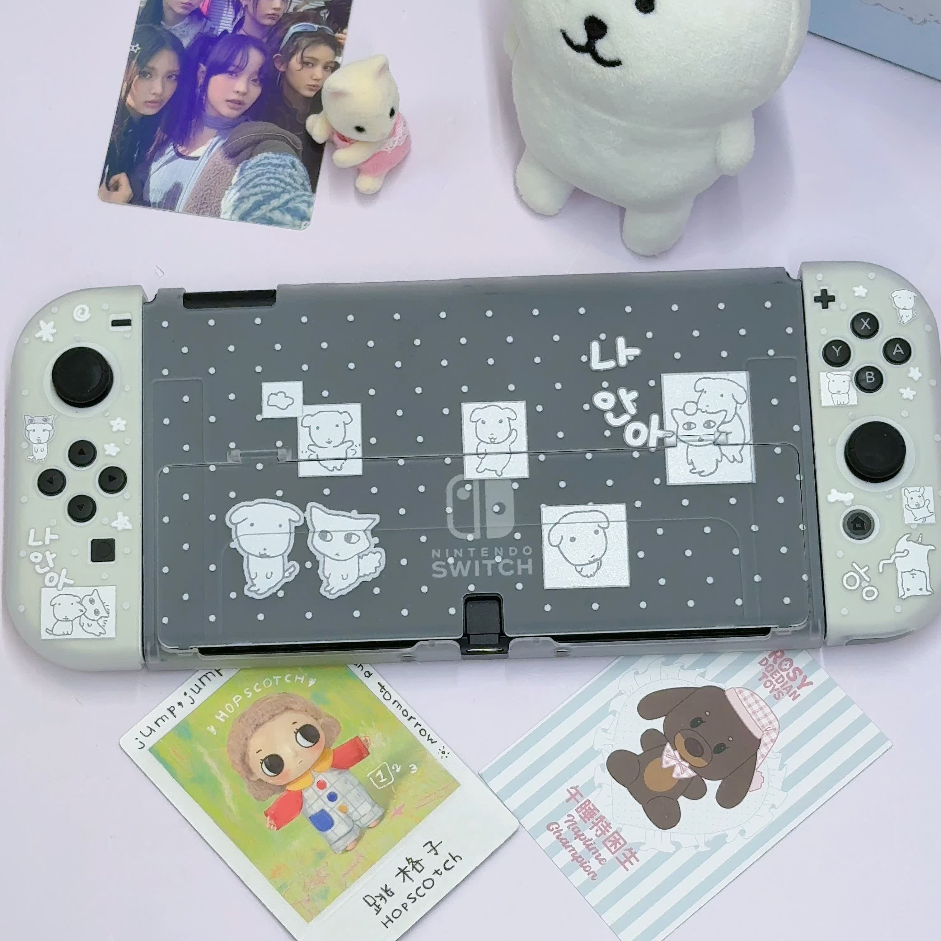Cartoon Case for Nintendo Swit - Gaming Console Cartoon recension och pris