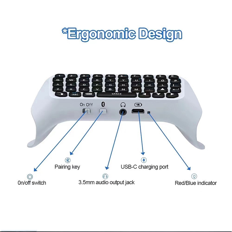 Wireless Bluetooth Keyboard Fo - Gaming Console With Keyboard recension och pris