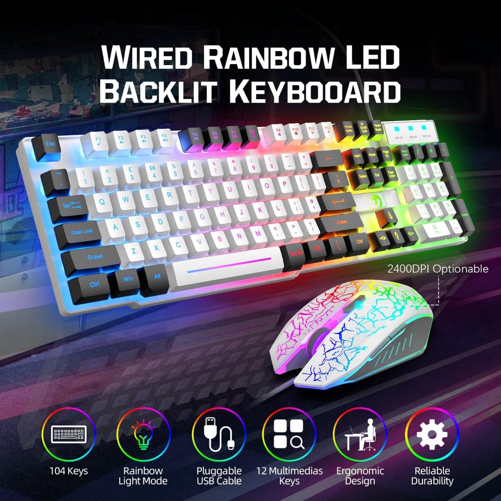 Enhanced RGB Backlit Keyboard  - Gaming Console Uk recension och pris
