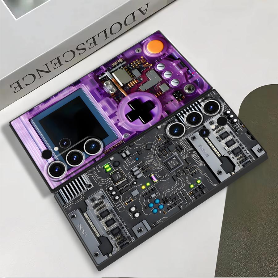 Purple Gaming Console Phone Co - Gaming Console Cartoon recension och pris