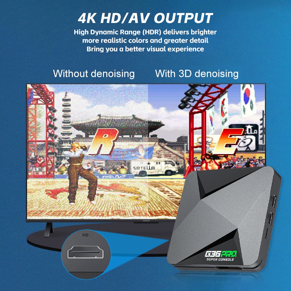 Super Game Box G36 Pro 128G 4K - Gaming Console Gs5 recension och pris