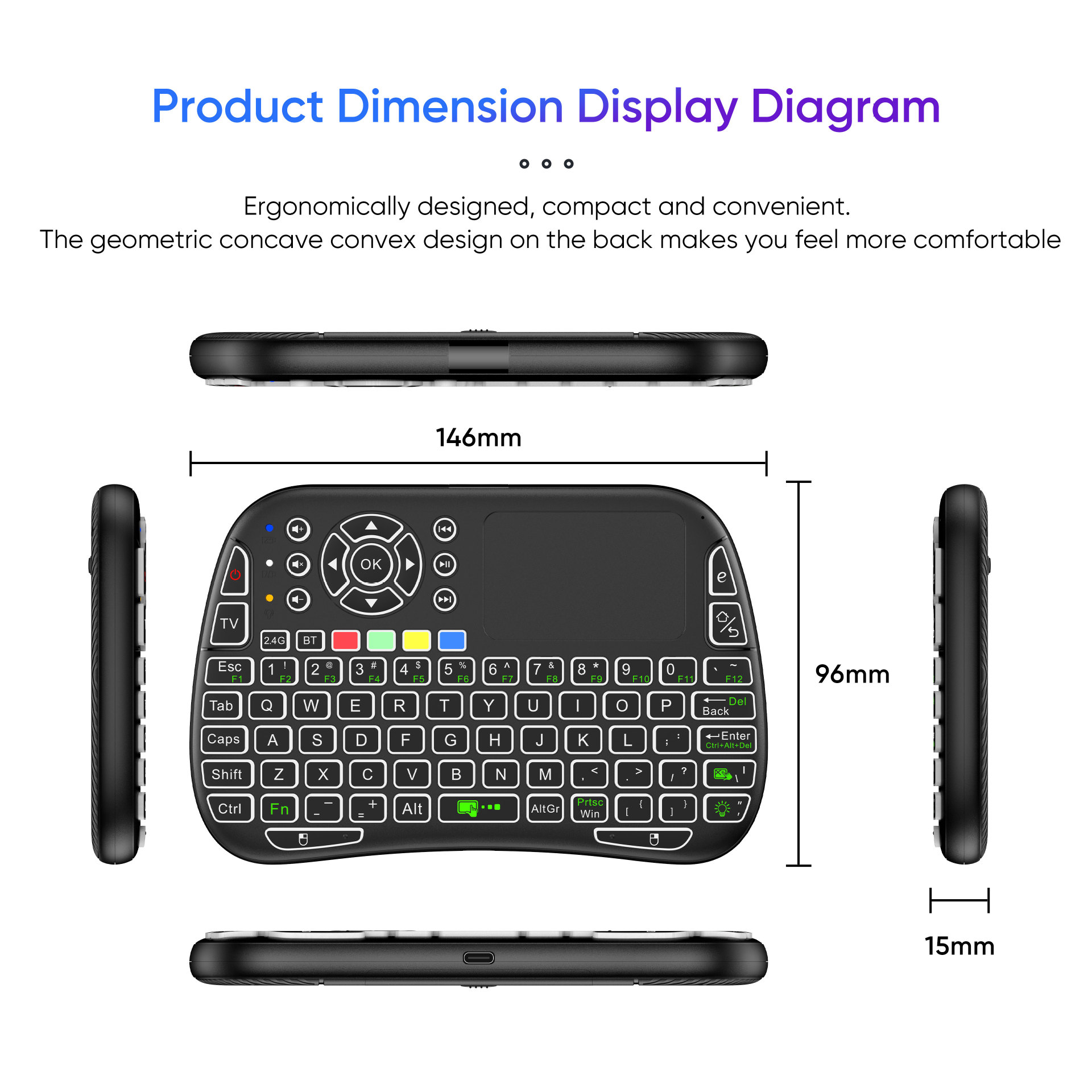 New M9 BT&2.4G Mini Wireless K - Gaming Console For Smart Tv recension och pris