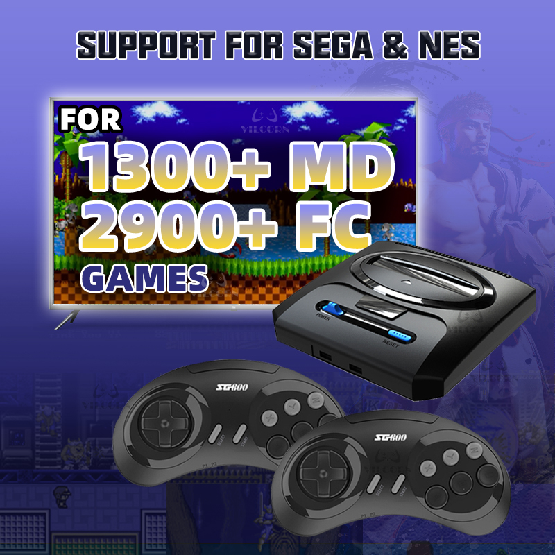 16BIT Segas-MD Video Game Cons - Gaming Console Gs5 recension och pris