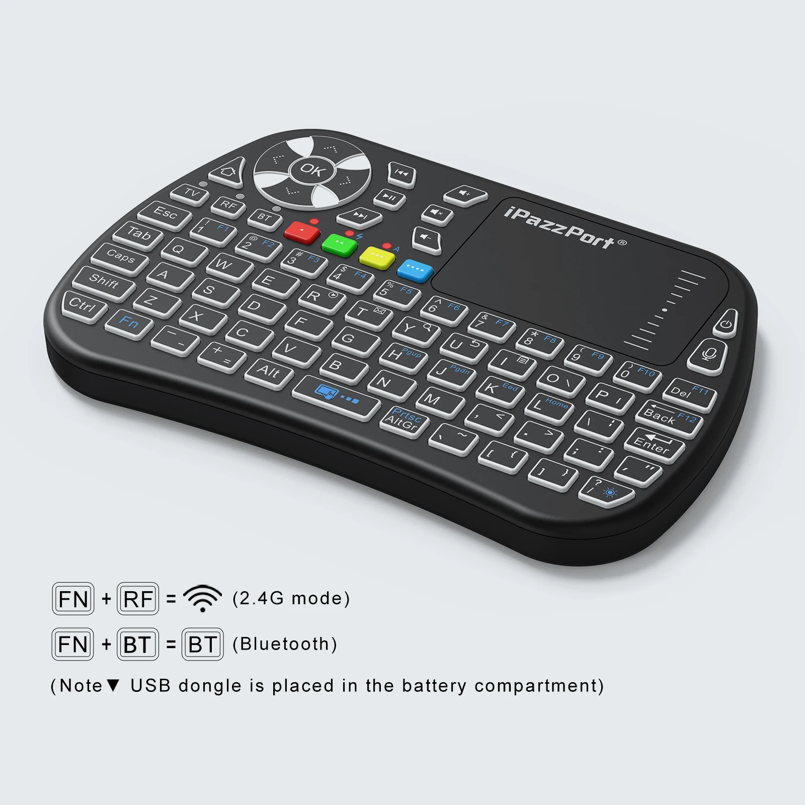 IPazzPort Bluetooth Mini Keybo - Gaming Console For Smart Tv recension och pris