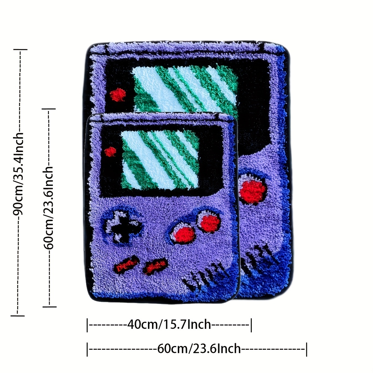 Purple Flocked Game Console Ru - Gaming Console Cartoon recension och pris