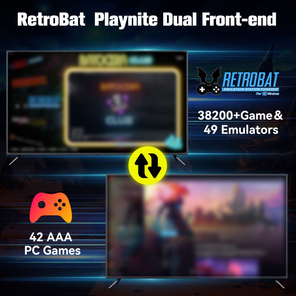 Retrobat＆Playnite System HDD R - Gaming Console Gs5 recension och pris