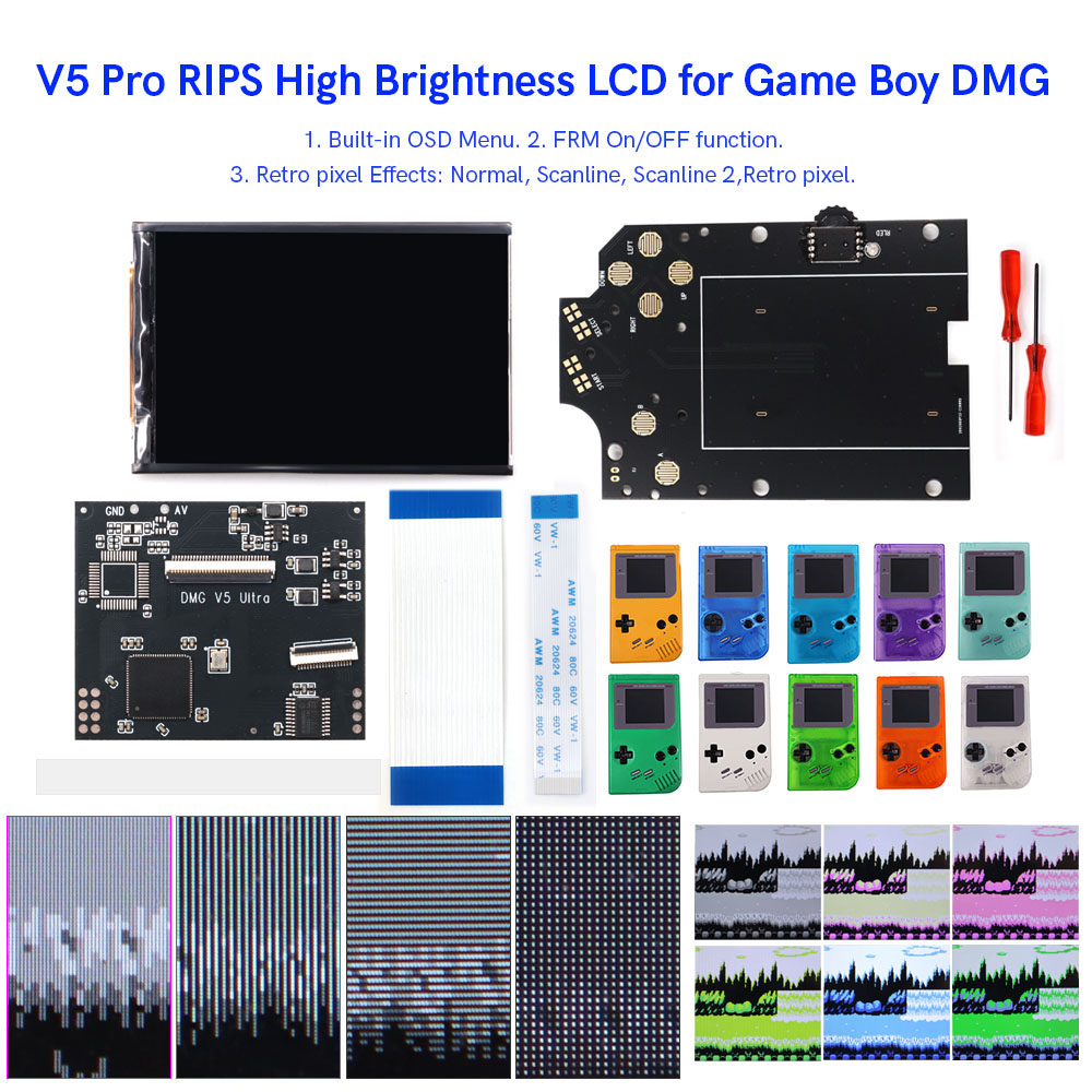HISPEEDIDO For GB Dmg V5 Pro 3 - Gaming Console Gp Pro recension och pris