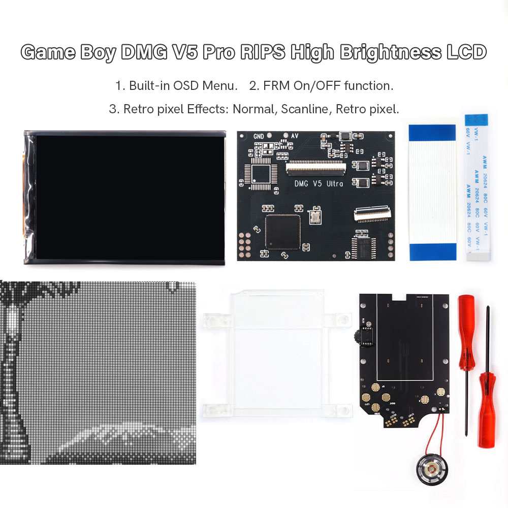 HISPEEDIDO For GB Dmg V5 Pro 3 - Gaming Console Gp Pro recension och pris
