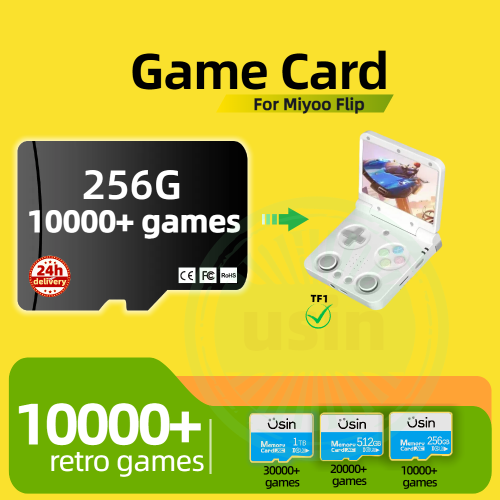 Game Card For Miyoo Flip 30000 - Gaming Console Cartoon recension och pris