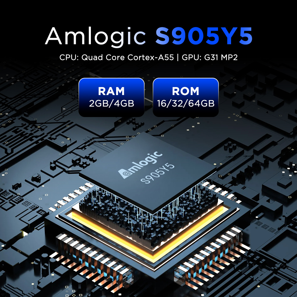 Amlogic S905Y5 Android14.0 4K  - Gaming Console For Android Tv recension och pris