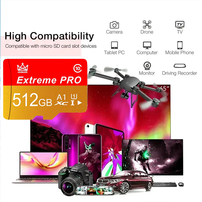 High Speed SD Cards 512GB 128G - Gaming Console For Smart Tv recension och pris