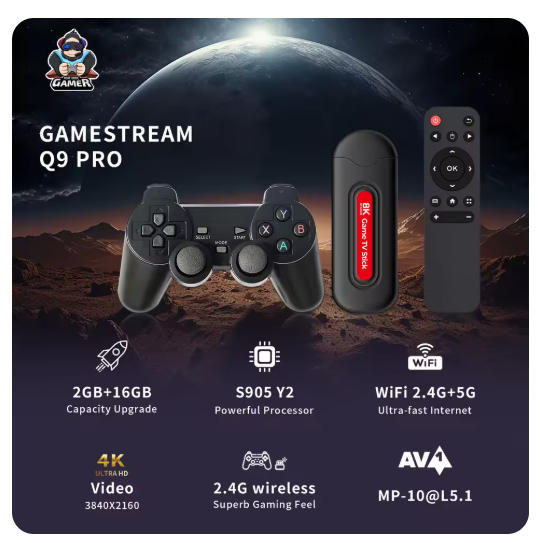 [Genuine]2026 New Q9 Pro USB2. - Gaming Console For Android Tv recension och pris