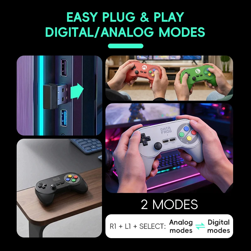 PC07 Wireless Controller Retro - Gaming Console For Android Tv recension och pris