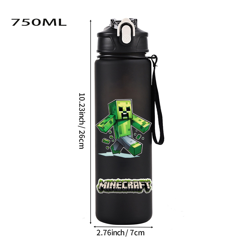 750ML Minecraft Sport Water Bo - Gaming Console Minecraft recension och pris