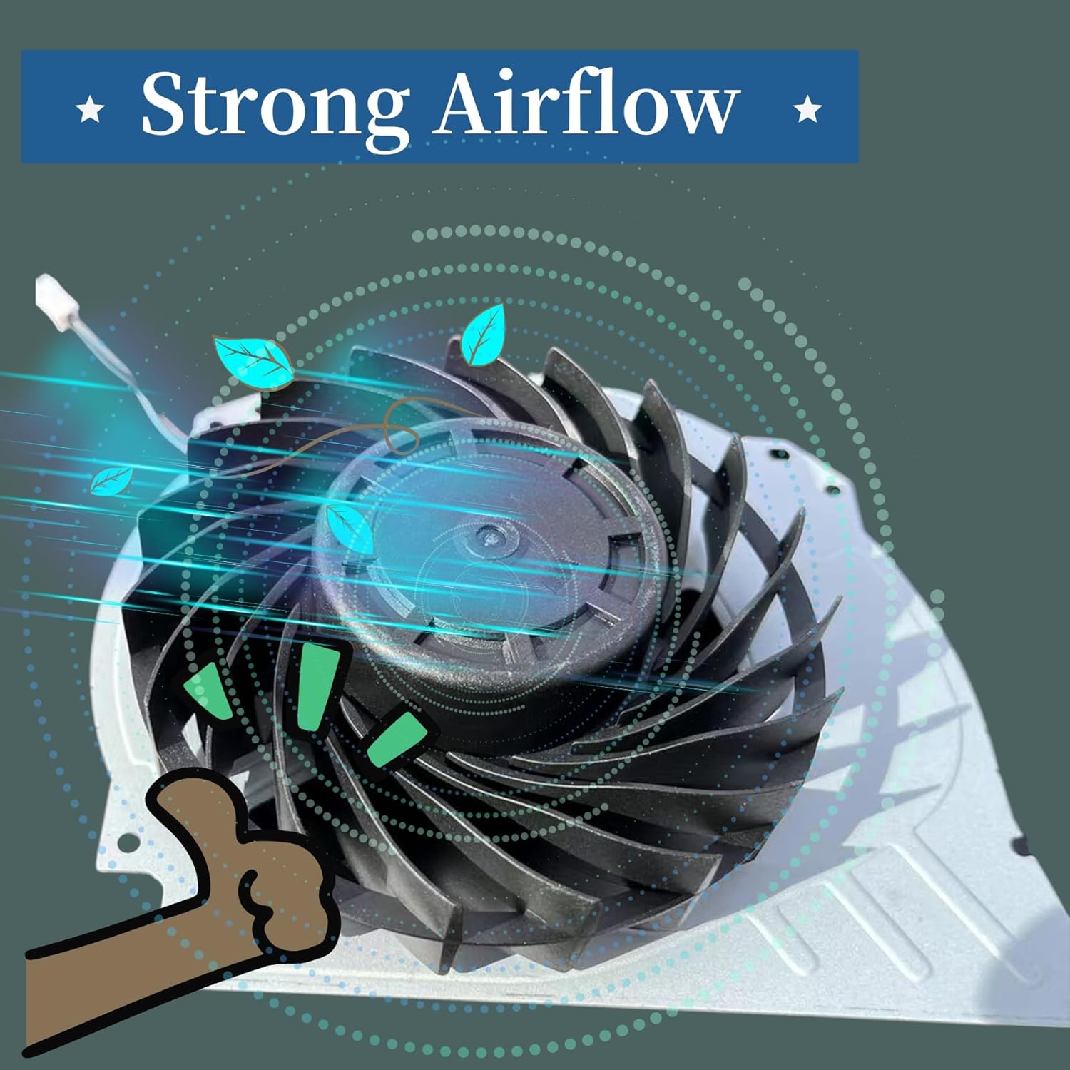 Original Inner Cooling Fan for - Gaming Console Best recension och pris